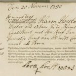 Horstmannshoff doc uit Amsterdams Archief
